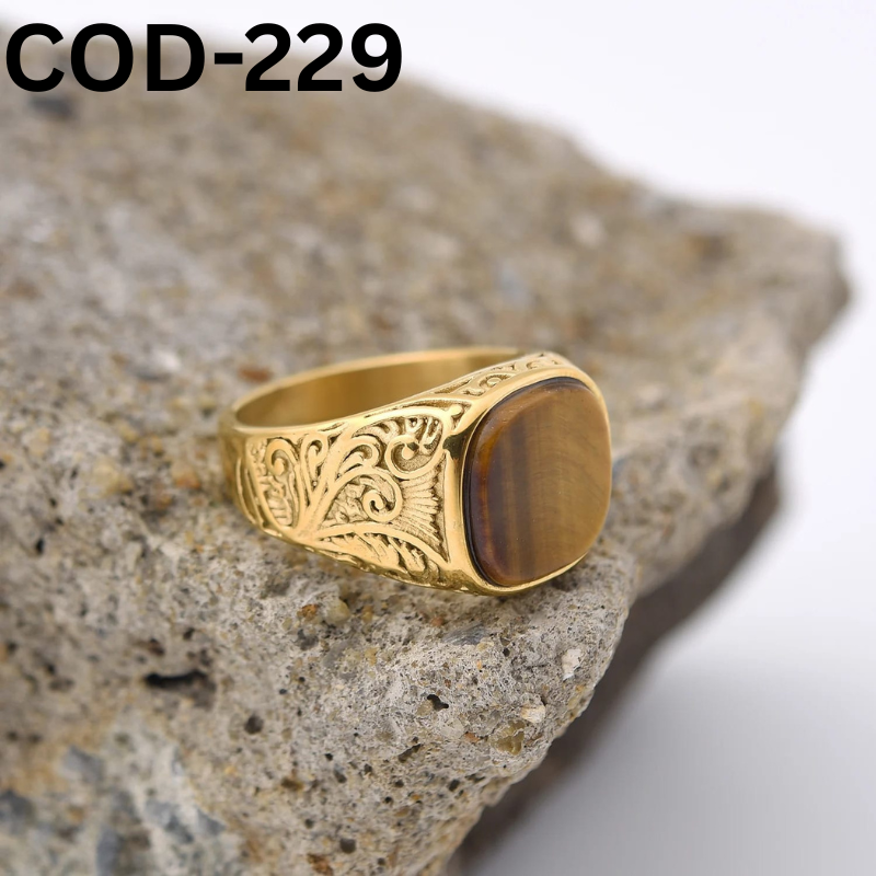 Vip অরজিনাল টাইগার পাথর হাতের আংটি-229